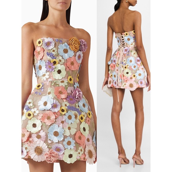 Bronx and Banco Dresses & Skirts - NWT Bronx and Banco Bouquet Maraya Mini‎ Dress $750 - Size 2 / XS